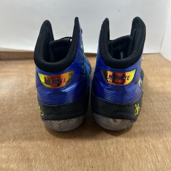 ASICS JB Elite IV Men Size 12 Blue Boxing/ Wrestling Shoes 1081A025 main image 8